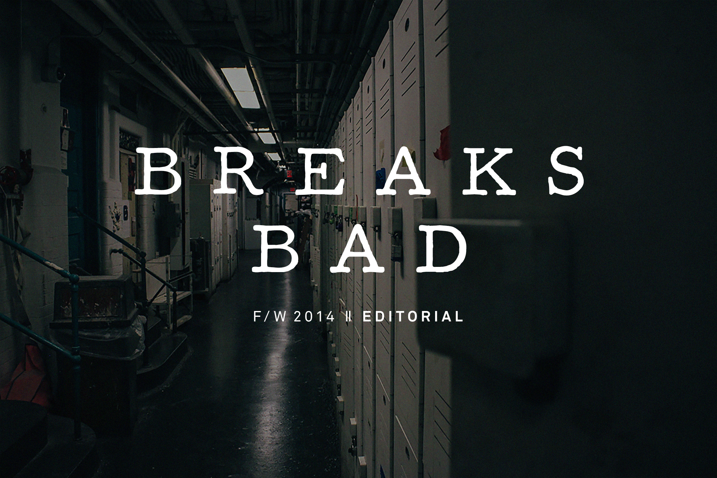 STEADY BREAKS BAD: F/W 2014 ED. LOOKBOOK